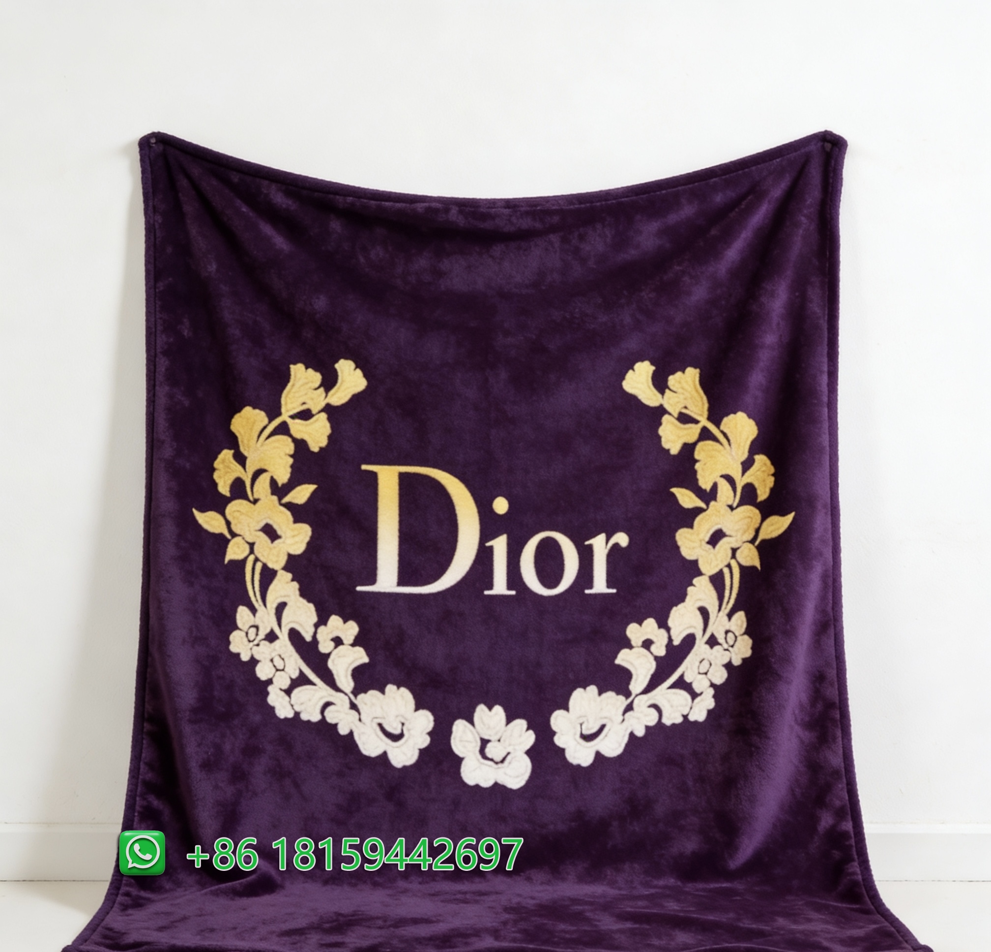 Dior Throw Blankets